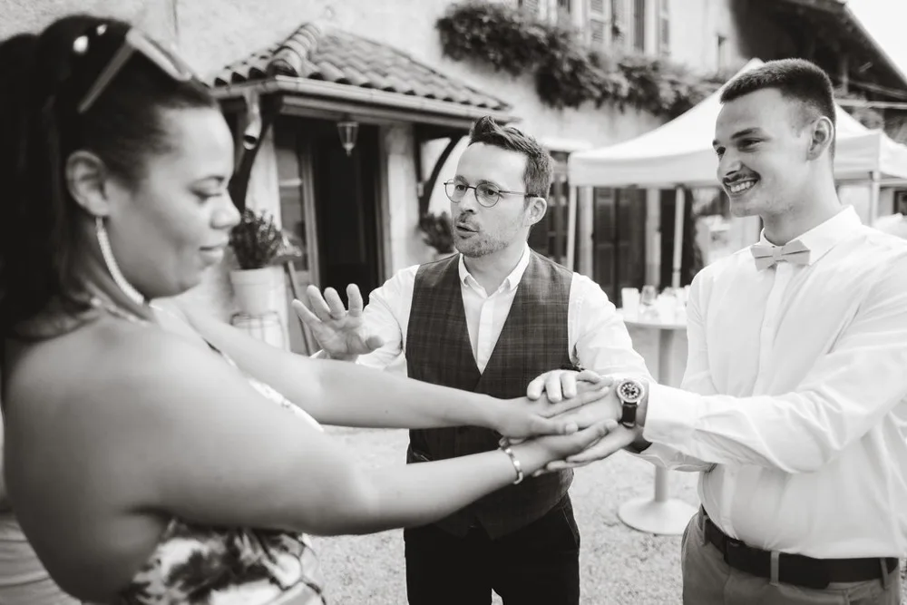 Magie de proximité pendant un cocktail à Lyon