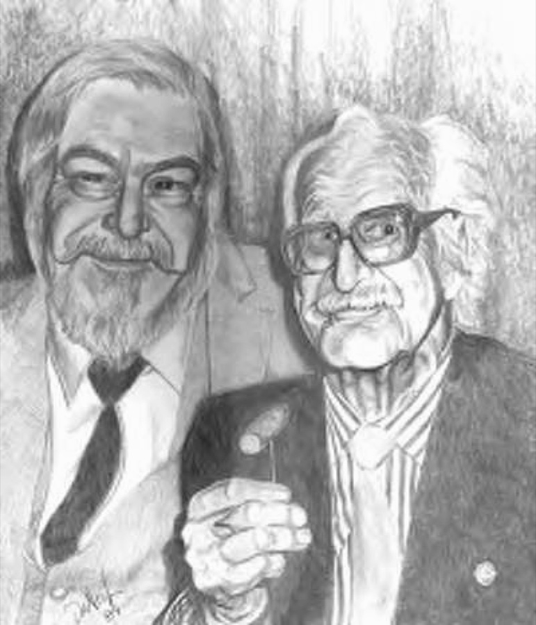 Dai Vernon avec son élève Larry Jennings