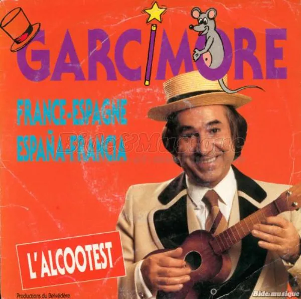 Pochette du 45 tours France-Espagne, España-Francia de Garcimore