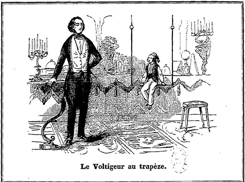 Le voltigeur au trapèze, automate de Robert-Houdin