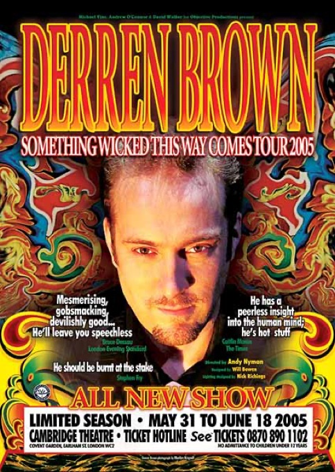 Affiche du spectacle Something Wicked This Way Comes de Derren Brown